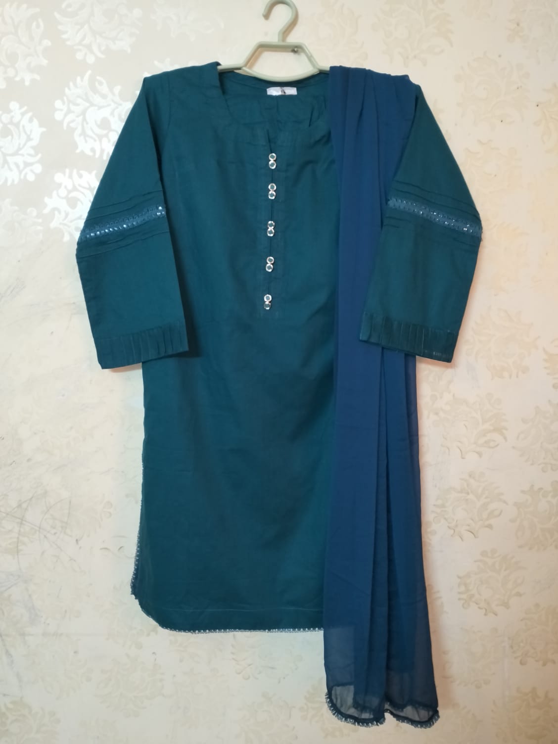 32 Pure Style Lawn 3pc Stitched Suit - Image 1